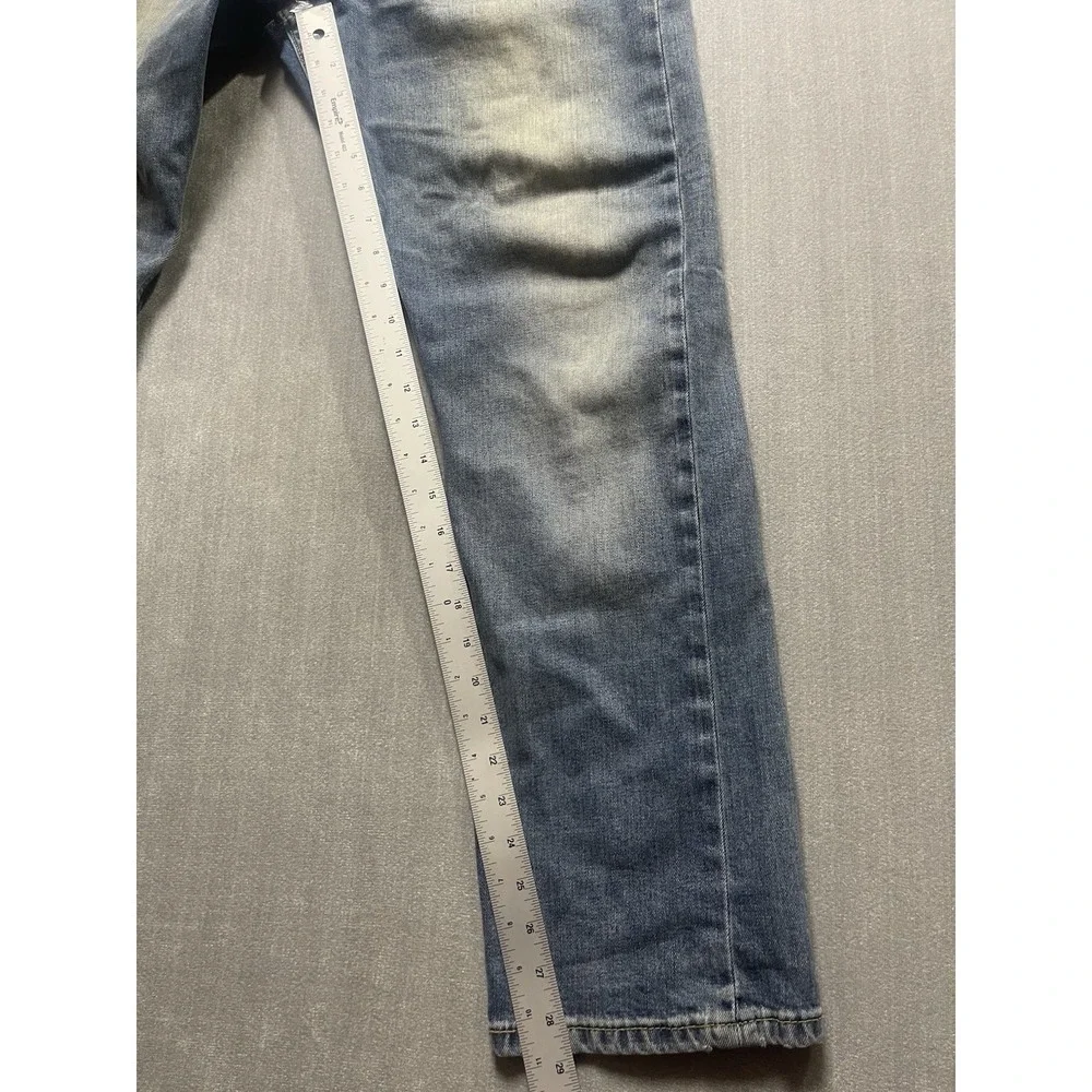 Levis 513 Jeans Men's 36 x 30 Blue Medium Wash Straight Denim Cotton